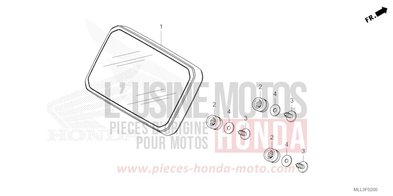 METER for CB1000F "Big One" MAT BALLISTIC BLACK METALLIC (NHA86) from 2025